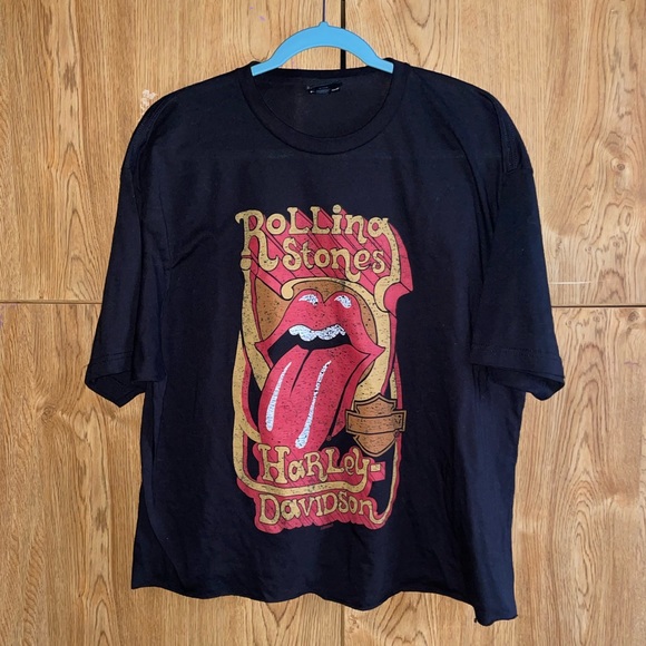 Harley-Davidson Tops - Harley Davidson/Rolling Stones tee
